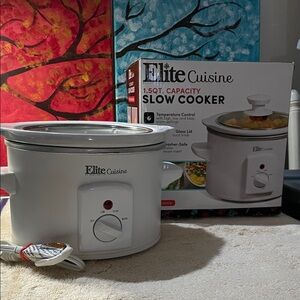 White Slow Cooker